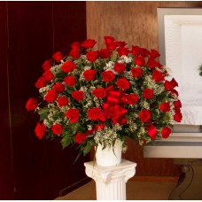 Passion for Red Roses - 36 Stems Vase
